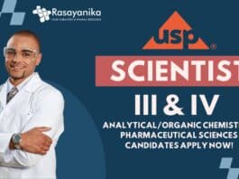 Scientist III & IV Job at USP- AnalyticalOrganic Chemistry Pharmaceutical Sciences Candidates Apply Now!