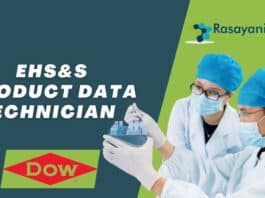 Get Hired at Dow: Product Data Technician Role For MSc Chemistry