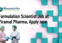 Formulation Scientist Job at Piramal Pharma