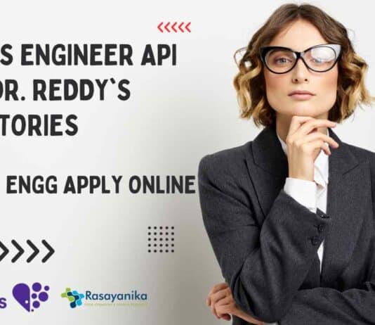 Chemical Engg Jobs at Dr. Reddy's