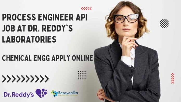 Chemical Engg Jobs at Dr. Reddy's