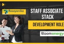 Staff Associate - Stack development at Bloom Energy
