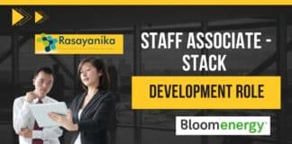 Staff Associate - Stack development at Bloom Energy