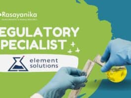 Element Solutions Regulatory Specialist role: Apply Now!
