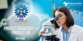 Project Associate-I / Project JRF CSMCRI