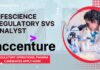Accenture LifeScience Regulatory Svs Analyst - Regulatory Operations, Pharma Candidates Apply Now! (1)