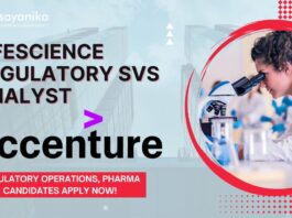 Accenture LifeScience Regulatory Svs Analyst - Regulatory Operations, Pharma Candidates Apply Now! (1)