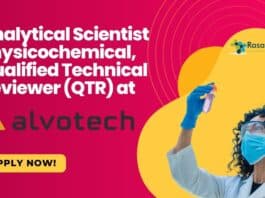 Analytical Scientist Physicochemical, Qualified Technical Reviewer (QTR) at Alvotech, Apply Now!