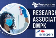 Aragen Life Sciences Hiring Research Associate - DMPK Apply Now