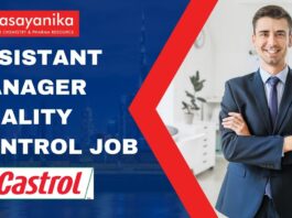 Assistant Manager - Quality Control Castrol India Hiring