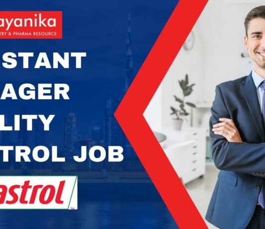 Assistant Manager - Quality Control Castrol India Hiring