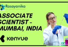 Associate Scientist - Kenvue (Mumbai, India) R&D Pharma