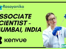 Associate Scientist - Kenvue (Mumbai, India) R&D Pharma