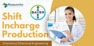BAYER Shift Incharge Production - ChemistryChemical Engineering Graduates Apply Now (1)