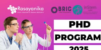 BRIC-inStem PhD Program 2025 Apply for Stem Cell Research