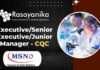 CQC at MSN Laboratories - Executive/ Senior Executive /Junior Manager