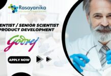 Scientist at Godrej Consumer Products Limited