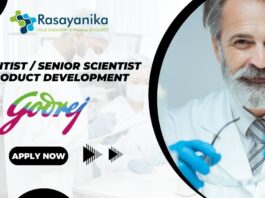Scientist at Godrej Consumer Products Limited