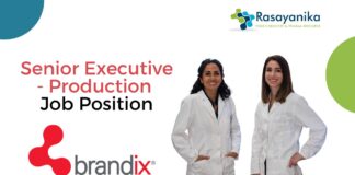 Senior Executive - Production Job Position
