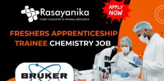 Freshers Apprenticeship Trainee Chemistry