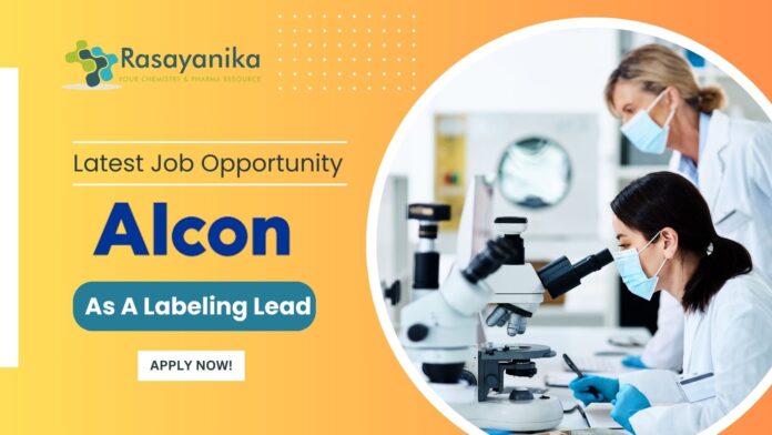 Latest Job opportunity at Alcon