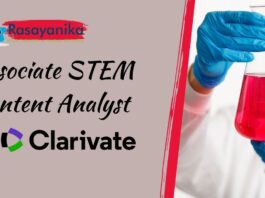 Associate STEM Content Analyst Job at Clarivate – Pharma Jobs
