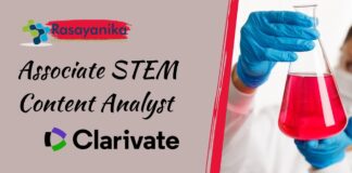 Associate STEM Content Analyst Job at Clarivate – Pharma Jobs