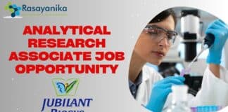 Analytical Research Associate Job Opportunity