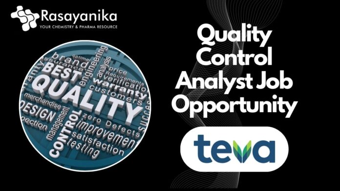 Quality Control Analyst Job Opportunity