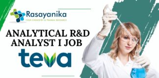 Analytical R&D Analyst I Job at Teva Pharmaceuticals – Apply Now