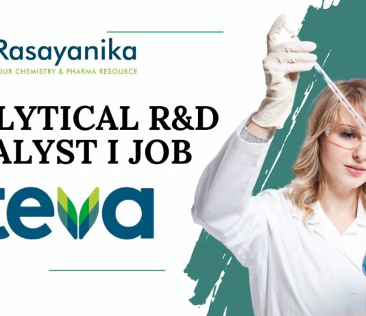 Analytical R&D Analyst I Job at Teva Pharmaceuticals – Apply Now