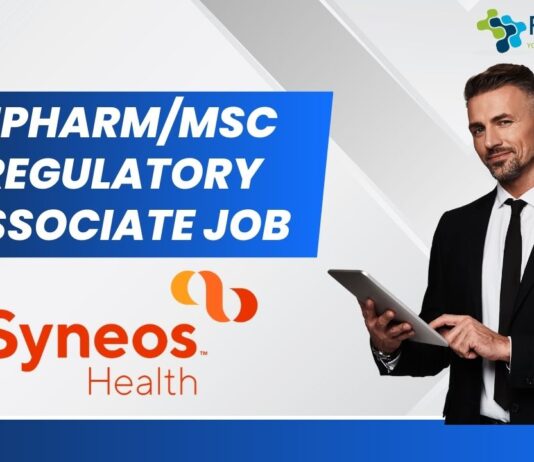MPharm/MSc Regulatory Associate Job
