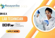 Lab Technician at Behr Paint