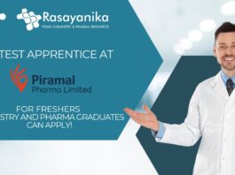 Latest Apprentice at Piramal Pharma