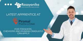 Latest Apprentice at Piramal Pharma