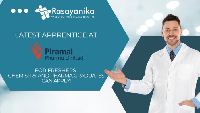 Latest Apprentice at Piramal Pharma