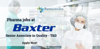 Baxter Pharma jobs