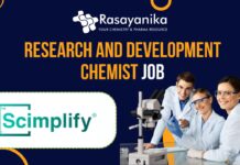 Research And Development Chemist - Walk-In at Scimplify