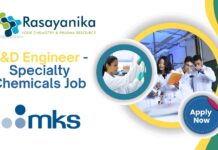 R&D Engineer - Specialty Chemicals - at MKS