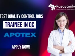 Latest Quality Control jobs at Apotex