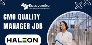 CMO Quality Manager job - at Haleon