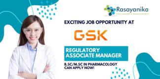 Pharmacology Jobs at GSK - Apply Online For Regulatory Associate Post