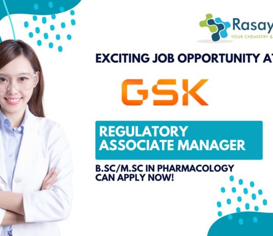 Pharmacology Jobs at GSK - Apply Online For Regulatory Associate Post
