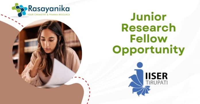 Junior Research Fellow Opportunity