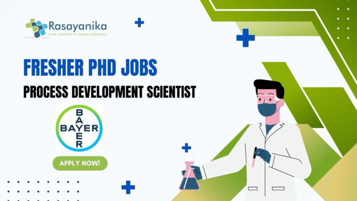 Fresher PhD Jobs at Bayer