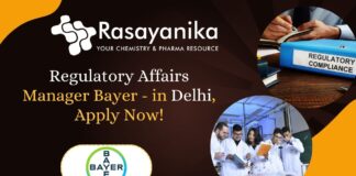 Regulatory Affairs Manager Bayer - in Delhi, Apply Now!
