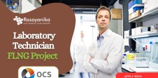 Laboratory Technician FLNG Project -