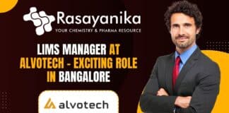 Alvotech Chemistry Manager Job Opening - Apply Now