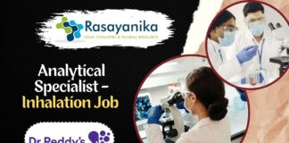Analytical Specialist Job at Dr. Reddy's, Apply Now!