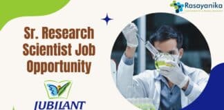 Sr. Research Scientist Job Opportunity
